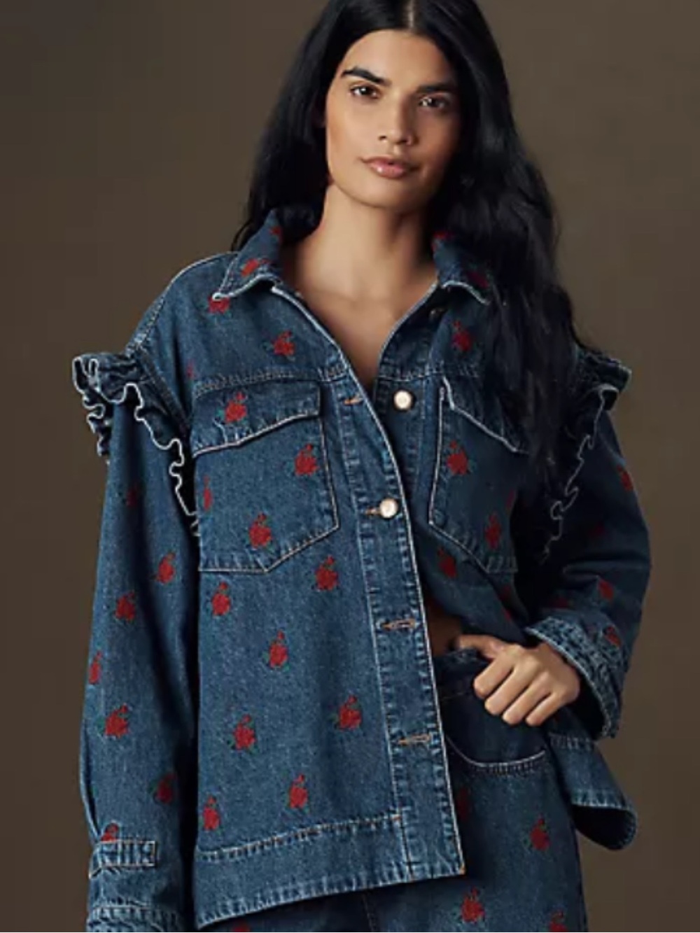 FARM Rio Denim Jacket NWT